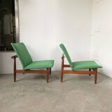 Pair of Finn Juhl Armchair model “Japan” France & Son