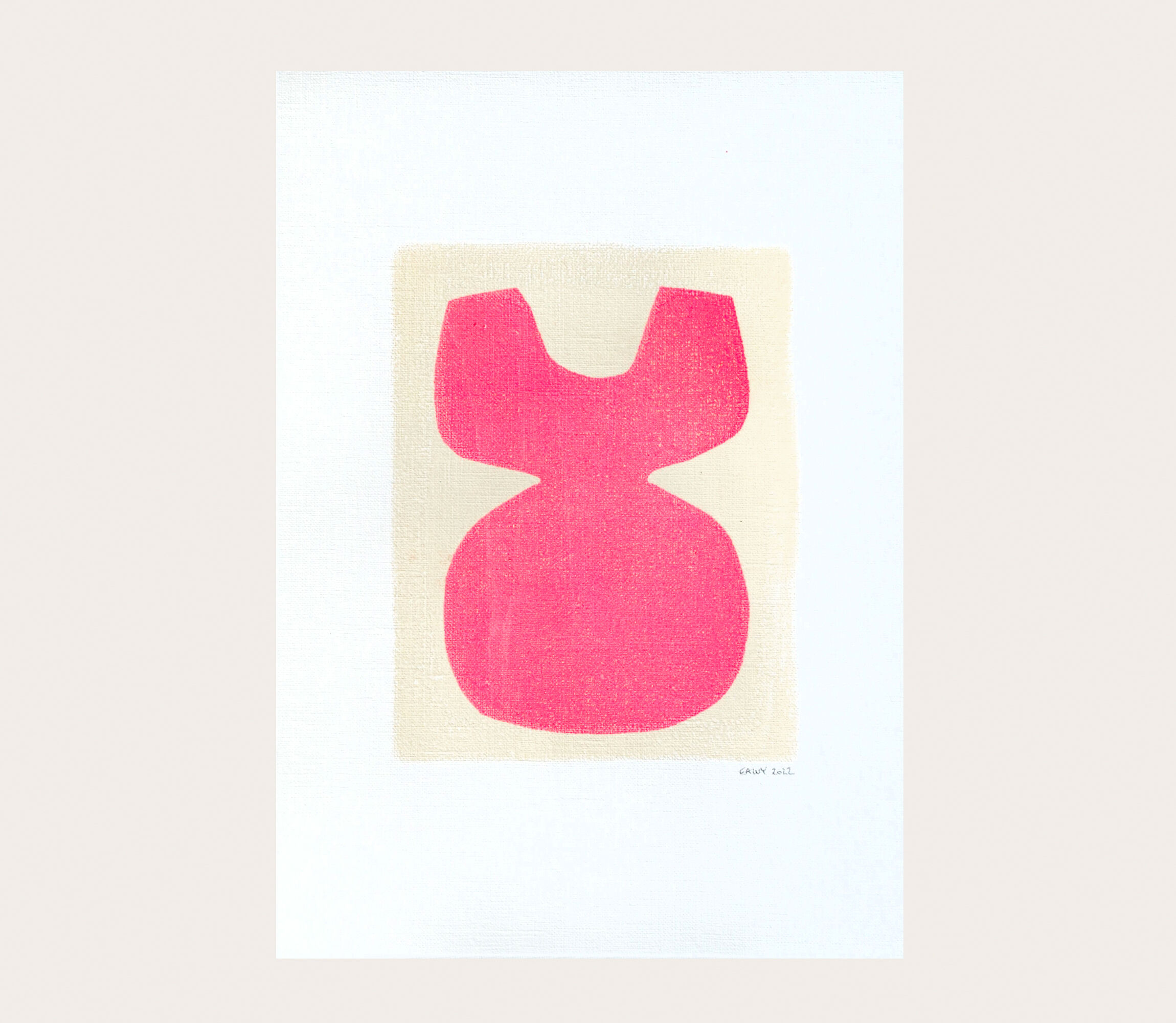 Painting on paper • M689 • signed eawy