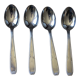 Lot 4 spoons metal decorations