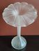 Vase en verre blanc "Jack In The Pulpit"