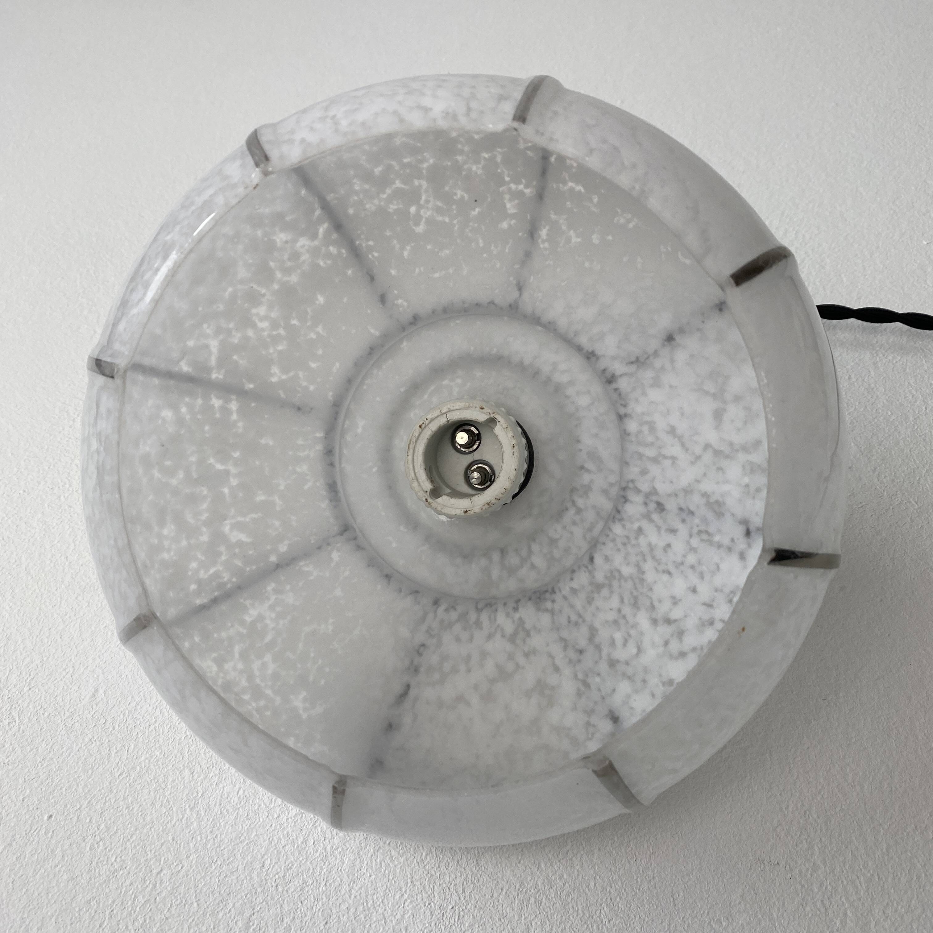 Pair of old art-deco pendants