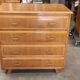Commode vintage 4 tiroirs pieds compas style scandinave