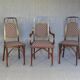 2 chaises et 1 fauteuil Secession Viennoise, 1910-1914