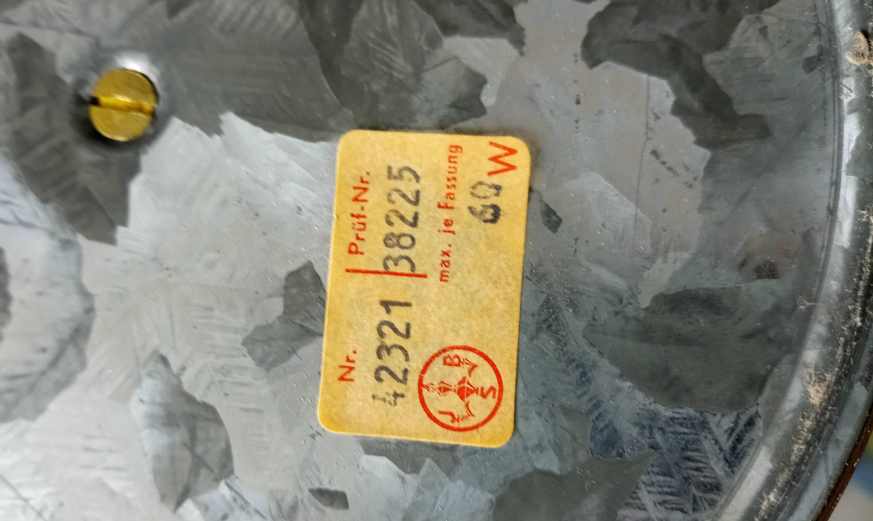 golden desk lamp by josef brumberg sundern (jbs) from the 60s