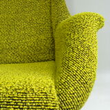 Yellow/Green Wingback Armchair by Miroslav Navratil for tone, 1960 s