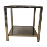 Gold-plated side table 23 carats 1960 s