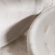 Gusseted dishes, set of 2, Apilco porcelain Pillivuyt