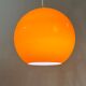 Space age orange pendant lamp