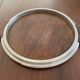 Plateau Art deo wood and silver metal