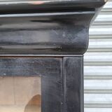 Lacquered oak bookcase 1860