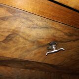 Louis Philippe 19th-century walnut desk Louis Philippe