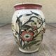 Vase grès Alsace Graessel beige décor ciselé made in France vintage