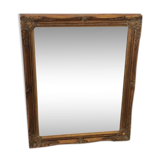 Miroir ancien doré - 53x43cm