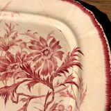 Pink iron earth dish 19 century