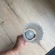 molded glass wall light