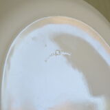 Sovirel oval orange flower pattern dish