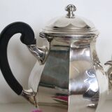 Silver-plated coffee service with ebony handles