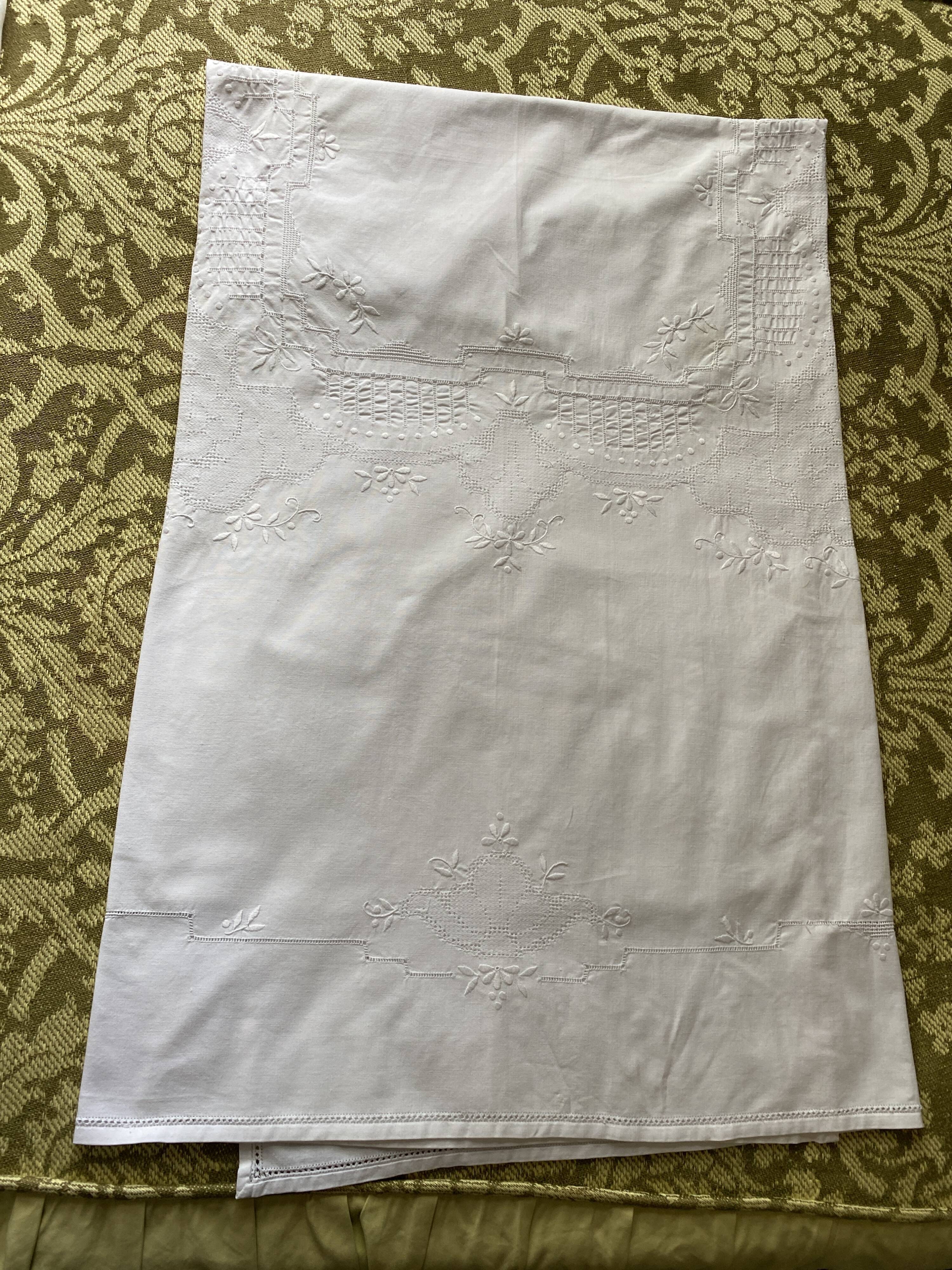 Embroidered tablecloth