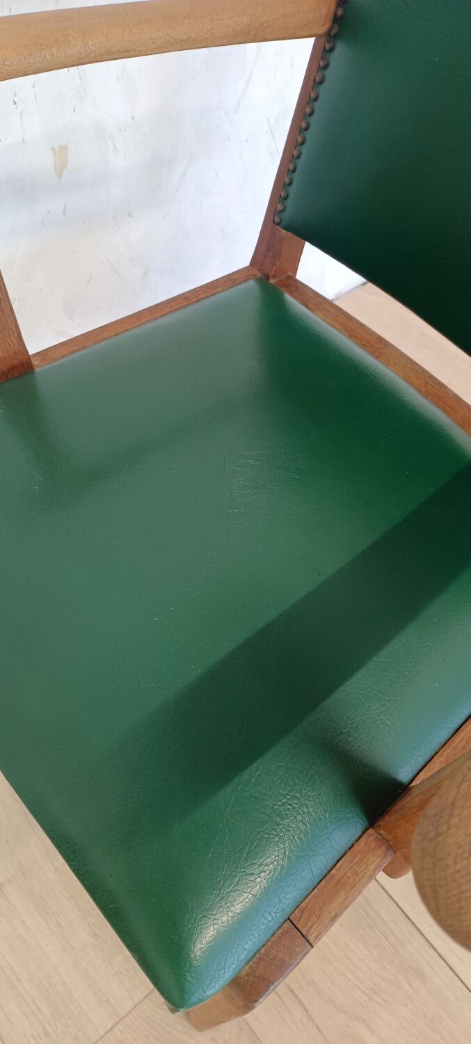 Oak armchair from the 1950s