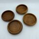 Lot de 4 bols en teck teak style scandinave