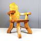 Vintage brutalist armchair, 1960s