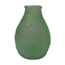 Art deco vase pre-moulded glass