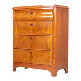 Walnut chest of drawers Europe circa 1900