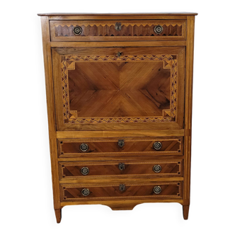 Louis XVI period marquetry secretary