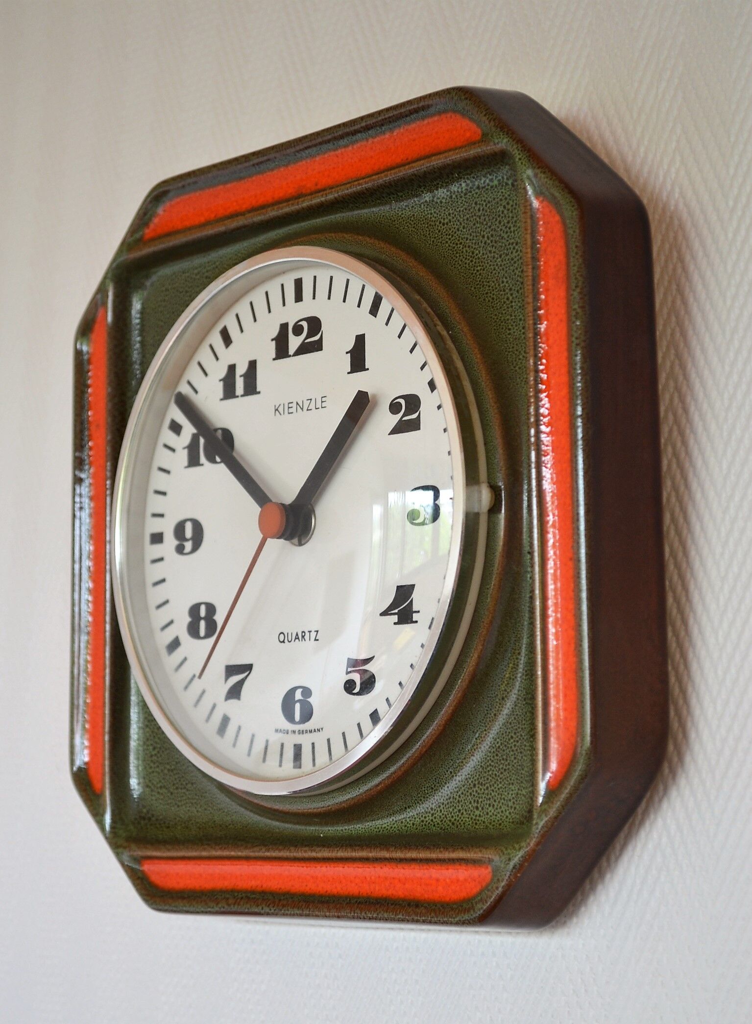 Clock Kienzle Germany vintage 1970