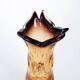 Vase en verre, verre de Murano, années 1960, fabriqué en Italie
