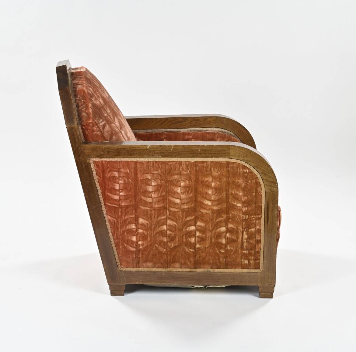 Art Deco work - armchair & ottoman