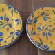 Hotesse line soup plates, Palluy faience