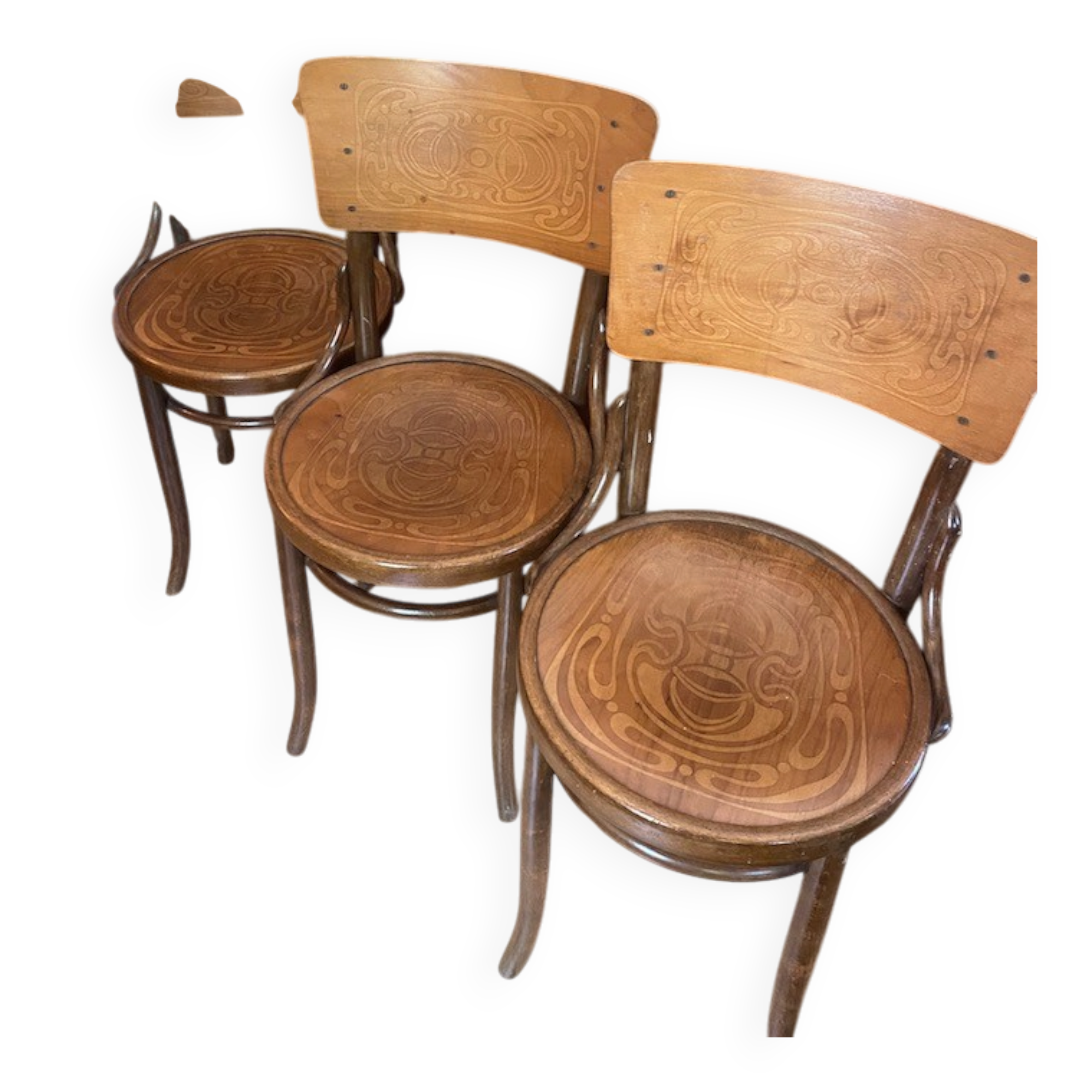 American bistro chairs 1940