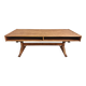 Table basse Mid Century Modern Gianfranco Frattini bois de Zebrano