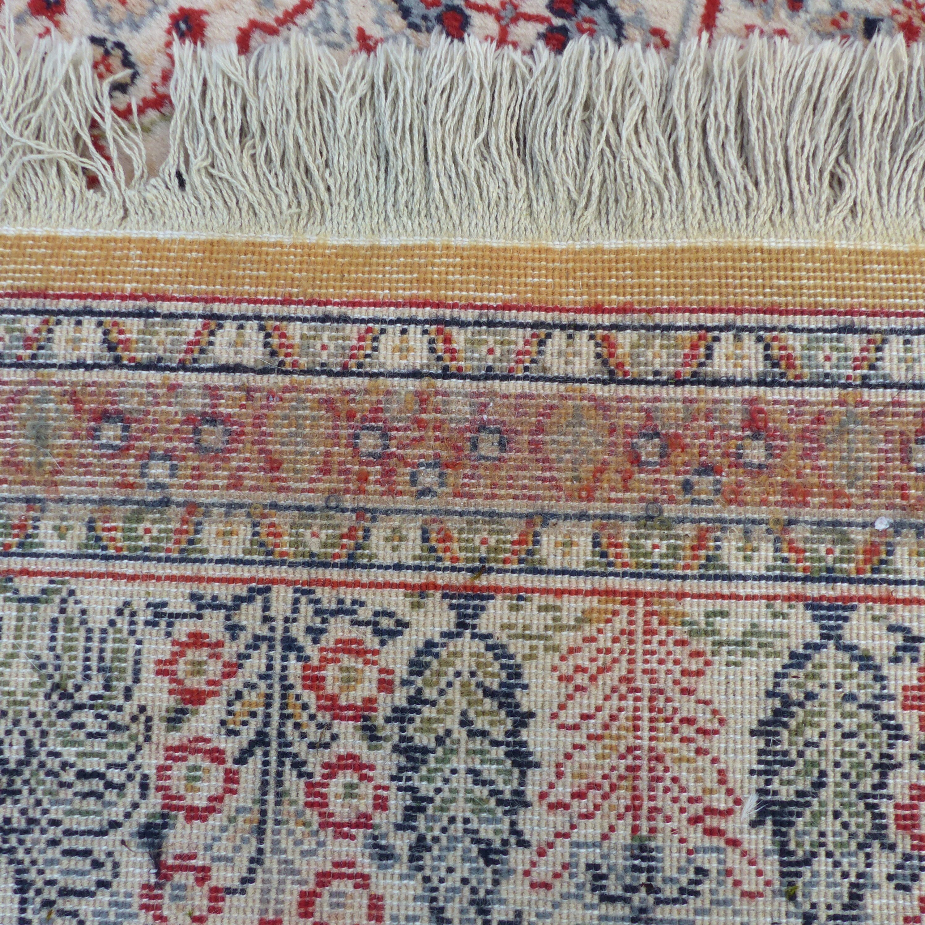 Tefzet oriental rug knotted hand wool on wool