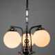 Art Deco 3-flamming Chandelier, 1920s