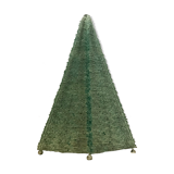 Stacked glass pyramid lamp, 1970