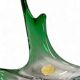 Décoration vintage en verre vert / coupe Braine Le Comte