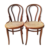 Set de 2 chaises bistrot thonet
