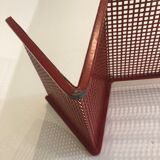 Lacquered metal shelf