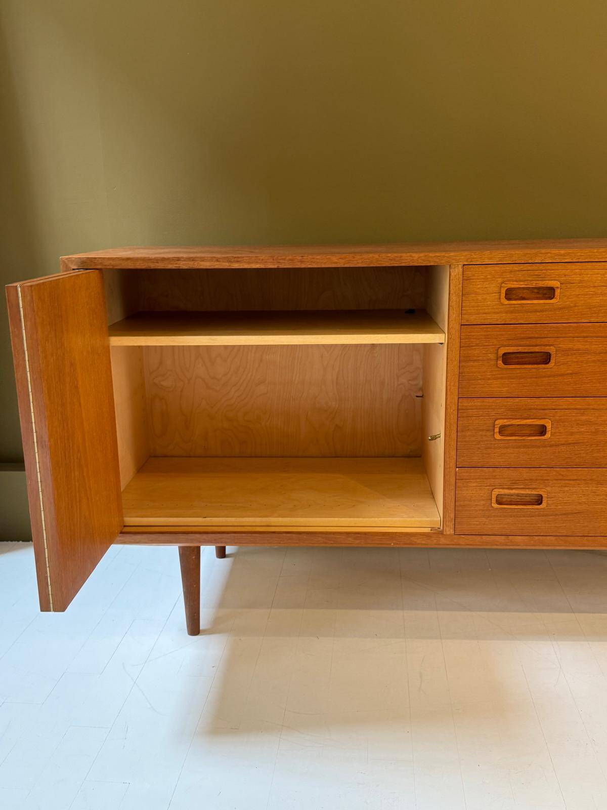 Enfilade scandinave en teck, Danemark 1970