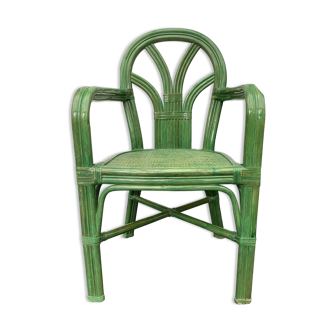 Rattan armchair