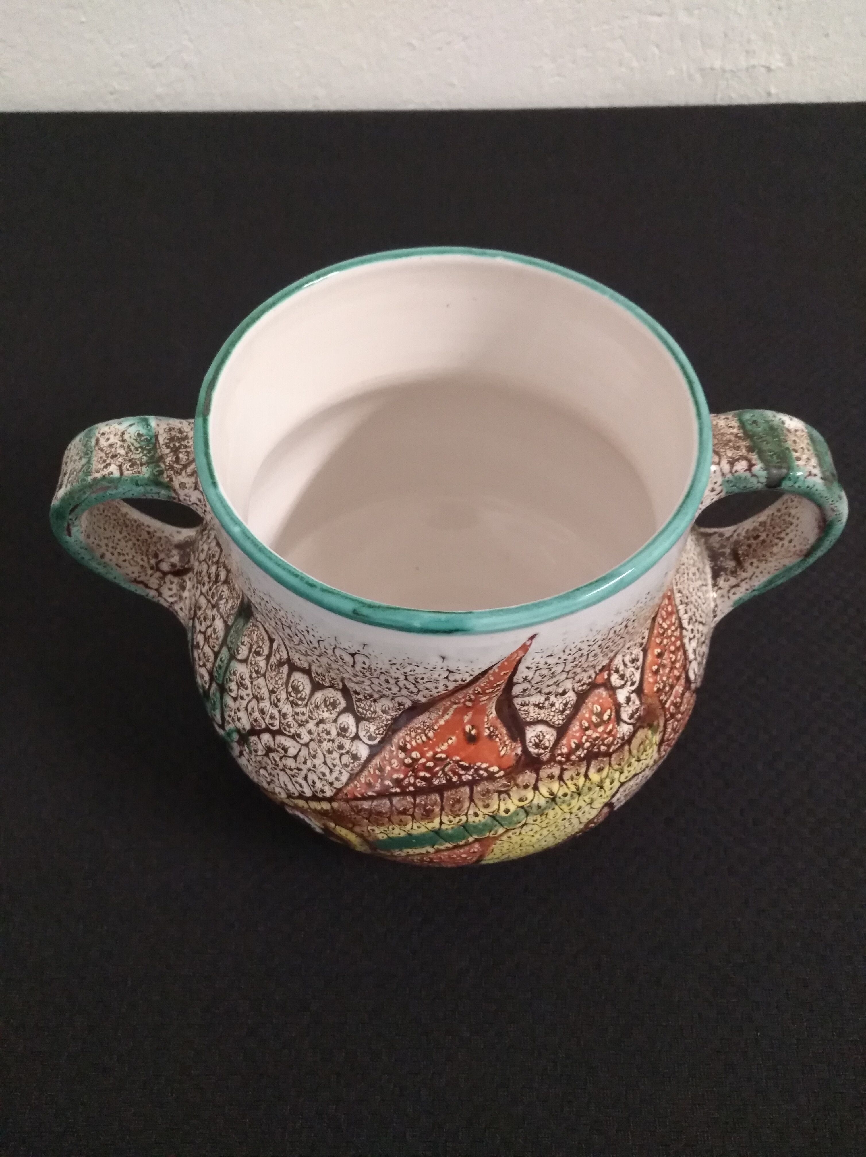 Vallauris ceramic fish soup service