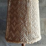Lampe vintage en macramé