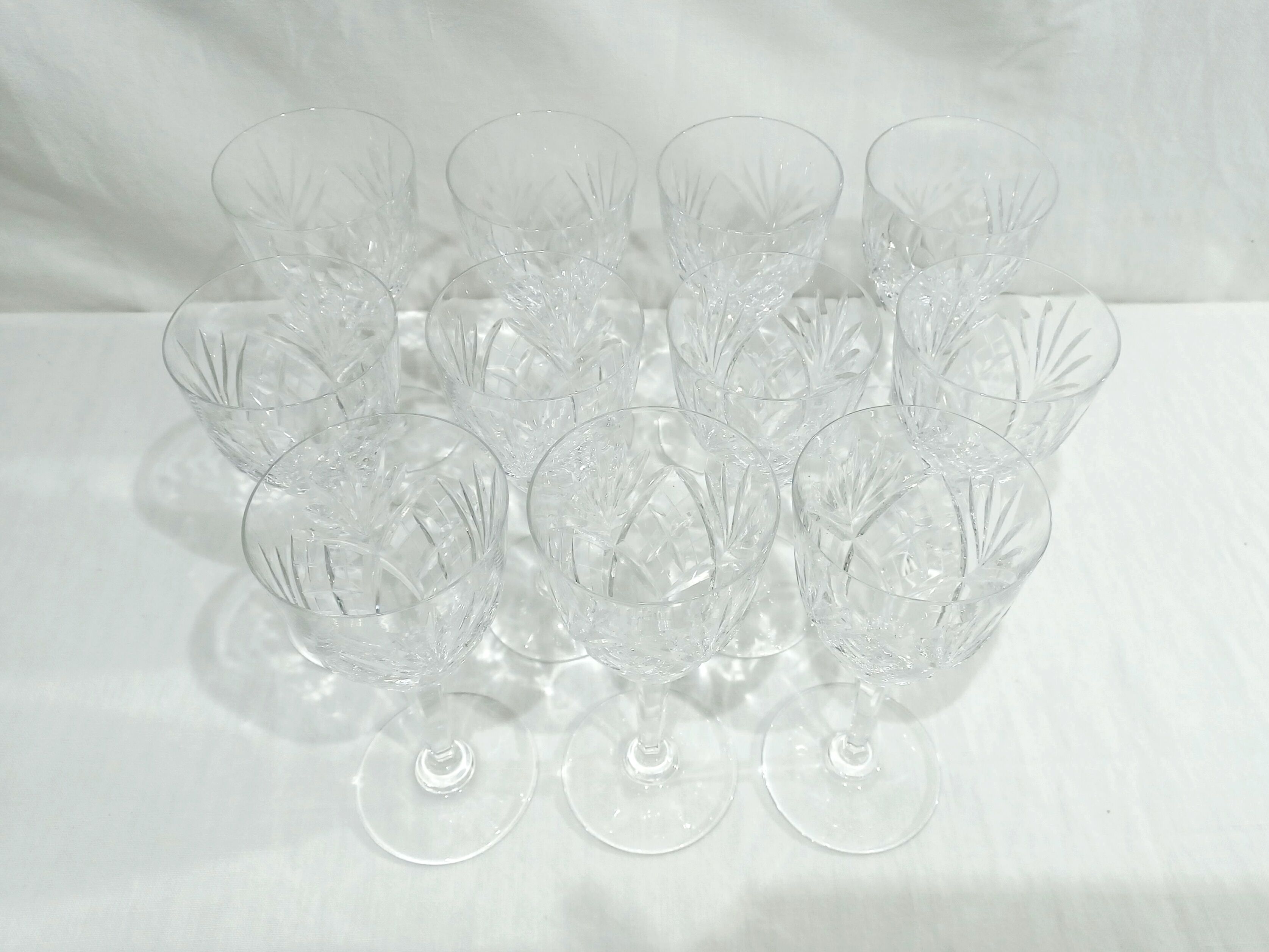 saint-louis- model chantilly 11 water glasses