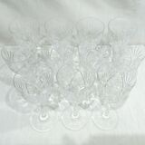 saint-louis- model chantilly 11 water glasses