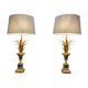 Pair of pineapple lamps by Boulanger, Belgium, 1970