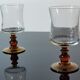4 verres à vin Luminarc pieds ambrés