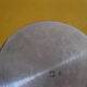 Duo of small silver metal timpani