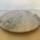 White grey marble trivet